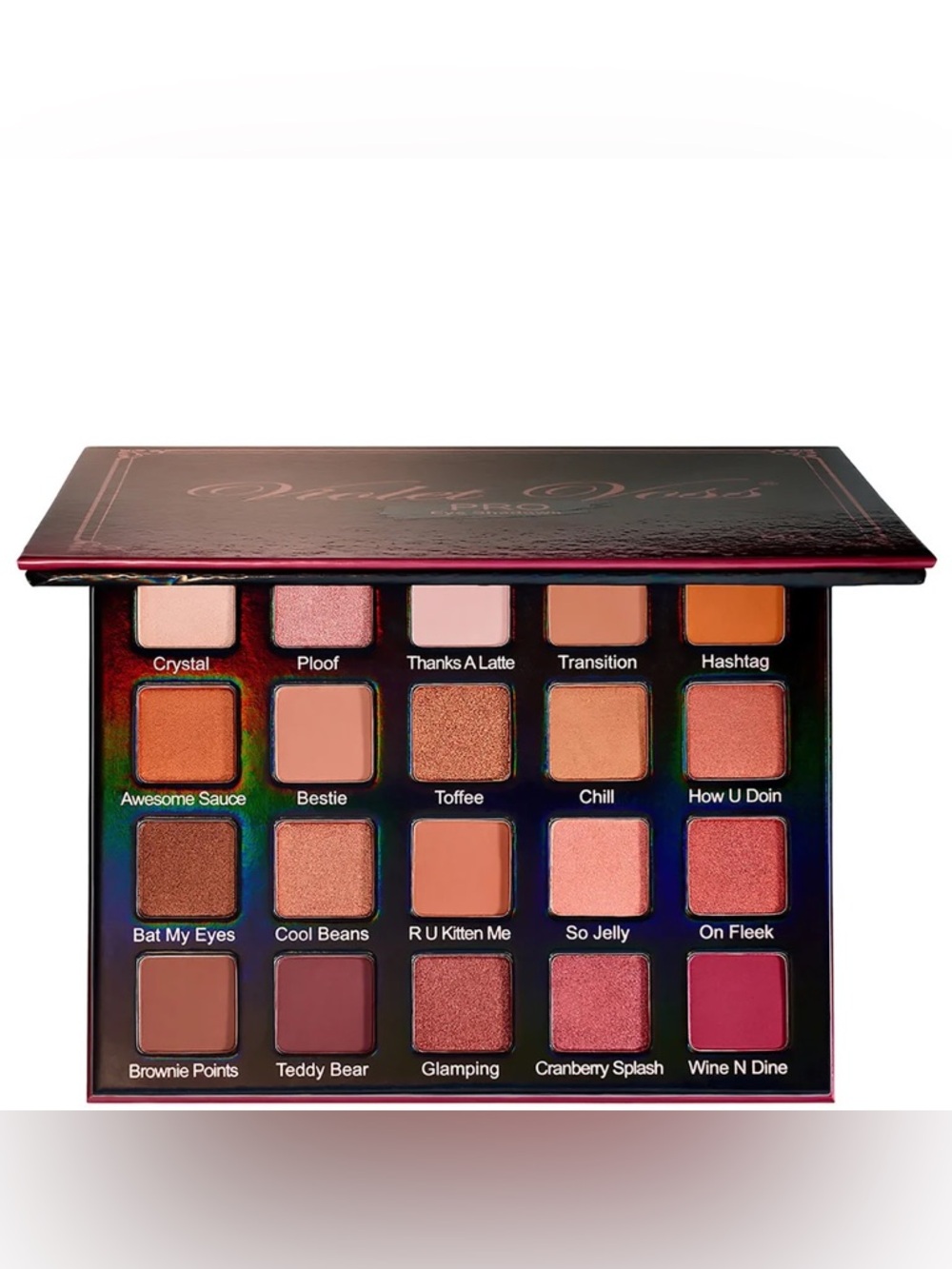 Violet Voss PRO Holy Grail Eyeshadow red browns creams shimmer matte kit Palette